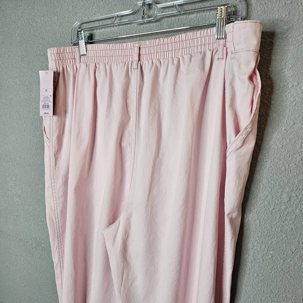 Wild Fable‎ Wide Leg Pink Pants Womens XL High Waist Pastel Academia Soft Girl